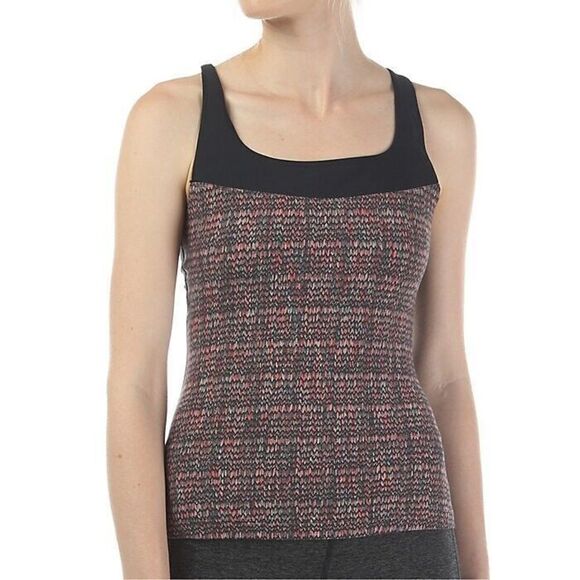 FP Movement x Free People OB464857 Women Sz M Red Combo Wild & Free Tank Top $88 - Picture 6 of 7
